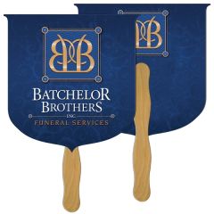 Coat Of Arms Hand Fan Full Color 2 Sides