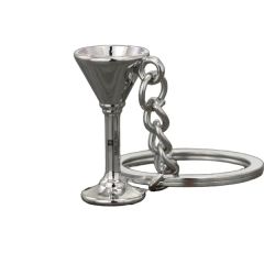 Cocktail Glass Keychain