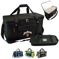 Collapsible Cooler With Steel Frame/Side Supports-72 Cans