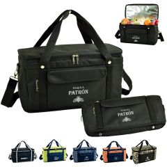 Collapsible Cooler With Steel Frame/Side Supports - 42 Cans