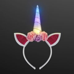 Color Change LED Unicorn Horn Headband