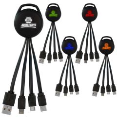 Color Light Up Vivid 3-In-1 Charging Cable