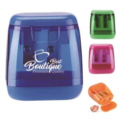 Colored Manual Hand Held Small Compact Pencil Sharpener