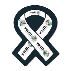 Colorful Awareness Ribbon Coaster