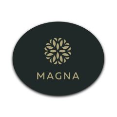 Colorful Branded Oval Magnet
