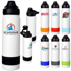 Colorful Sip Top 24 Oz Banded Bottle