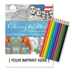Coloring The World Stress-Free Coloring Book - Relax Pack