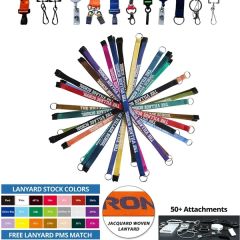 Colormatch Multiclip Jacquard Lanyard Kit