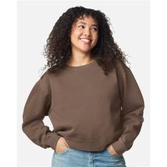Comfort Colors Women's Garment-Dyed Mid-Length Crewneck S