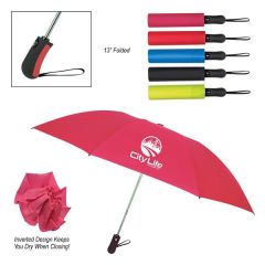 Comfortable Grip 46 Inch  Inverted Umbrella