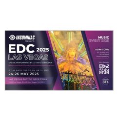 Commemorative Ticket 1/8 Inch Acrylic