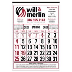 Commercial 12-Sheet Calendar