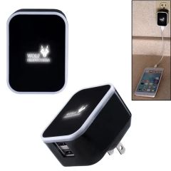 Compact USB Charger With Light