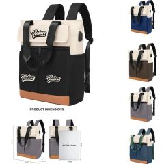 Computer Laptop Backpack With USB Charging Port