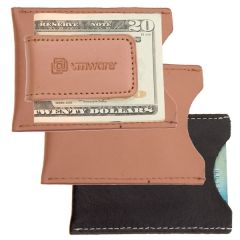 Concord Leather Magnetic Money Clip Card Case