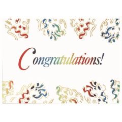 Congratulations Greeting Card 5 Inch X 7 Inch