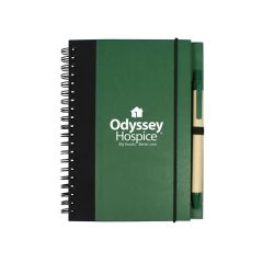 Contrast Paperboard Spiral Notebook & Pen 5.5 Inch X 7.125 Inch