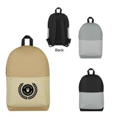 Contrast Polyester Backpack