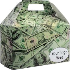 Cookie Box - Financial Money/Dollar 6.4 Inch X 3.4 Inch X 3.9 Inch