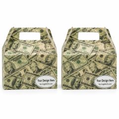 Cookie Box - Financial Money/Dollar 6.4 Inch X 3.4 Inch X 3.9 Inch