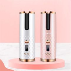 Cordless Auto Curler Iron Rechargeable