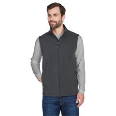 Core365 Men's Cruise Two-Layer Fleece Bonded Soft Shell Vest