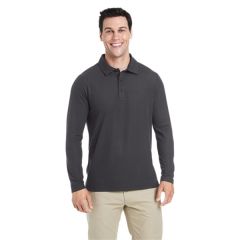 Core365 Men's Fusion Chromasoft Long-Sleeve Pique Polo