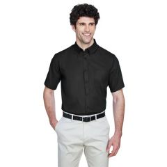 Core365 Men's Optimum Short-Sleeve Twill Shirt