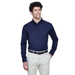 Core365 Men's Tall Operate Long-Sleeve Twill Shirt