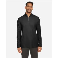 Core365 Men's Fusion Chromasoft Pique Quarter-Zip Pullover