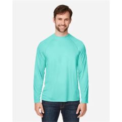 Core365 Unisex Ultra Uvp Marina Raglan Long Sleeve T-Shirt