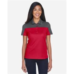 Core365 Women's Balance Colorblock Performance Pique Polo
