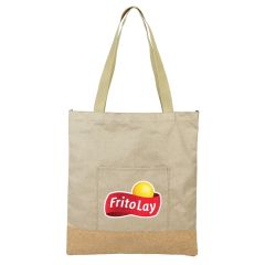 Cork & Polyester Tote 4CP