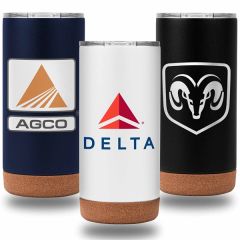 Cork Bottom 18 Oz Vacuum-Sealed Mug