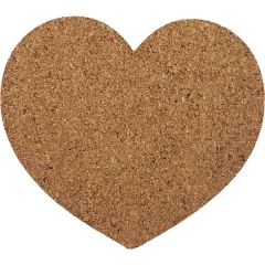 Cork Coaster - Heart