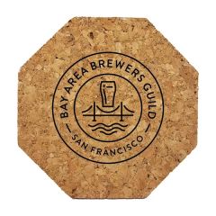 Cork Coaster - Octagon