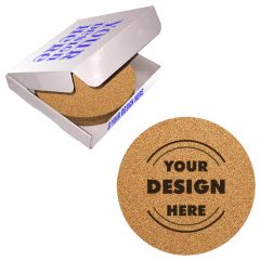 Cork Coaster Set In Box