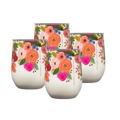 Corkcicle 4-12 Oz Stemless Wine Cup - Riflepaper Garden Party