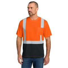 Cornerstone Ansi 107 Class 2 Short Sleeve Mesh Blocked Tee
