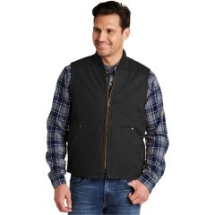 Cornerstone Washed Duck Cloth Vest.