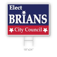 Coroplast Yard Sign - 18 Inch  X 24 Inch 