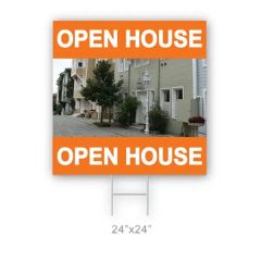 Coroplast Yard Sign - 24 Inch X 24 Inch