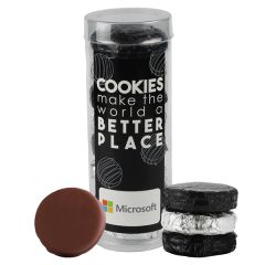 Corporate Color Belgian Chocolate Oreo Gift Tube