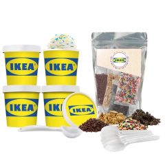 Corporate Color Creations With Ice Cream Topping Kit - 4 Pt