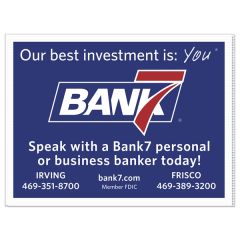 Corrugated Plastic Sign: Full Color 36 Inch X 48 Inch