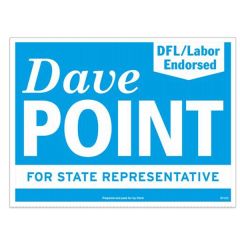 Corrugated Yard Sign: One Side 18 Inch X 24 Inch
