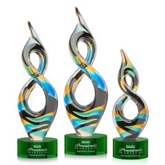 Cosenzo Award On Marvel Base - Green
