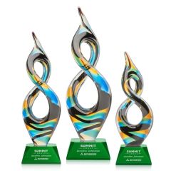 Cosenzo Award On Sheffield Base - Green
