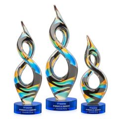 Cosenzo Award On Stanrich Base - Blue