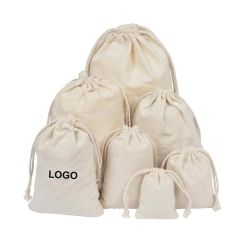 Cotton Drawstring Pouch Bag